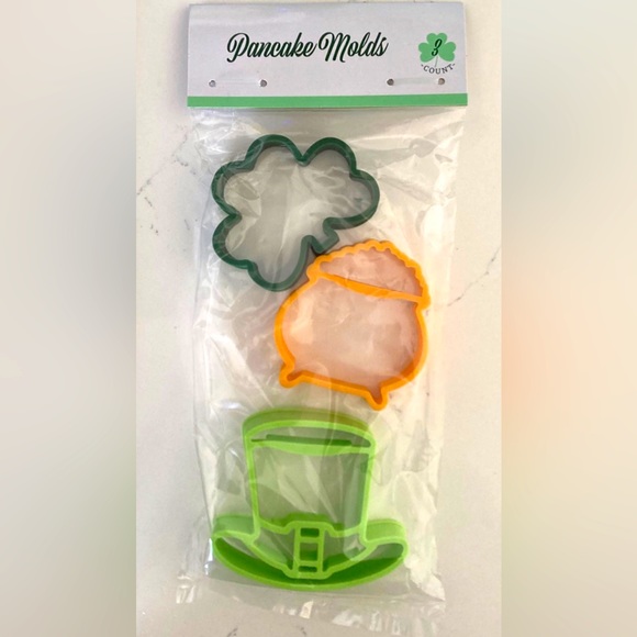 St Patrick’s Day Pancake Mold Set - Picture 1 of 1